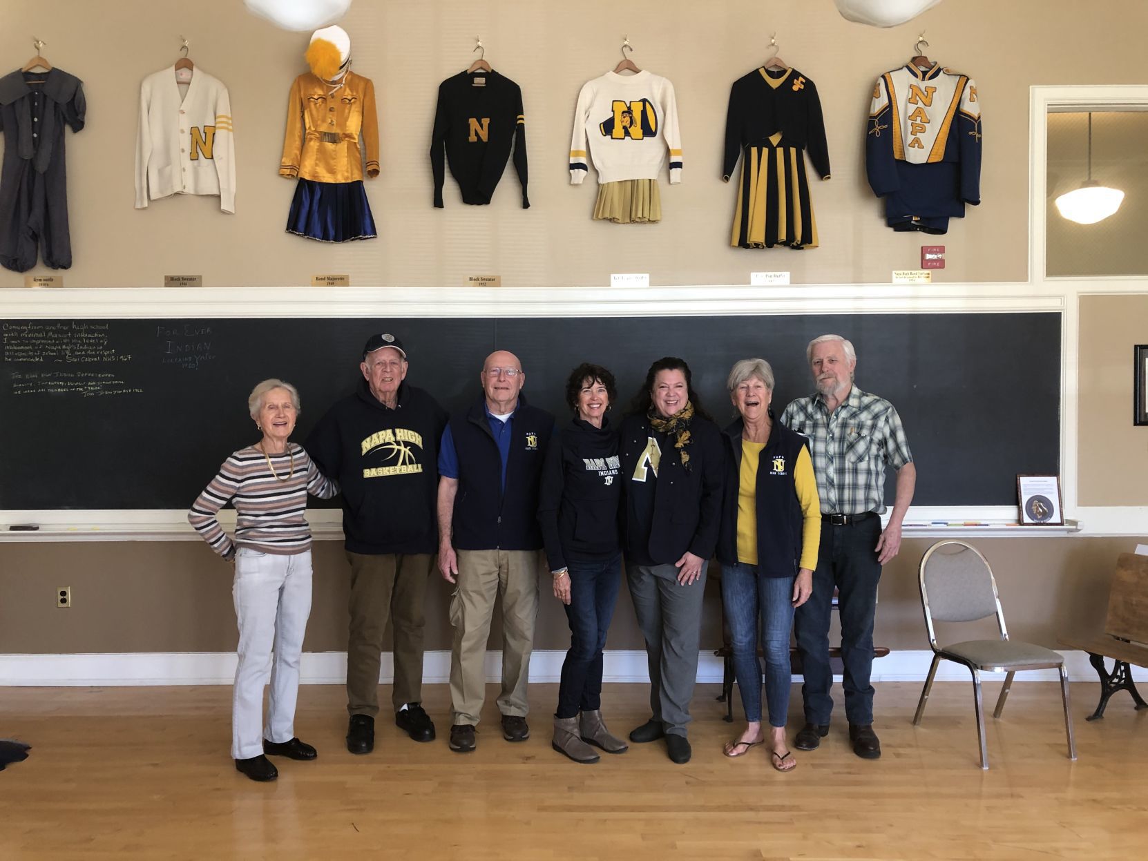 Napa High School history room supporters